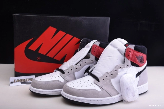 HYPE Grey High Air Light Smoke 1 555088-126 Jordan OG 0820